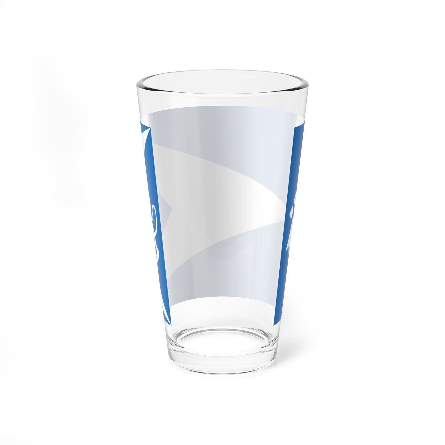 Cap Sizun traditional district flag (France) Pint Glass 16oz