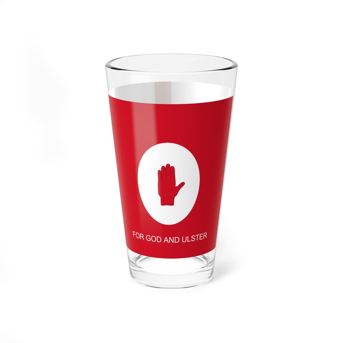 Ulster loyalist flag (United Kingdom) Pint Glass 16oz