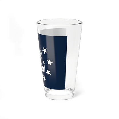 Naval Jack of Panama (Panama) Pint Glass 16oz