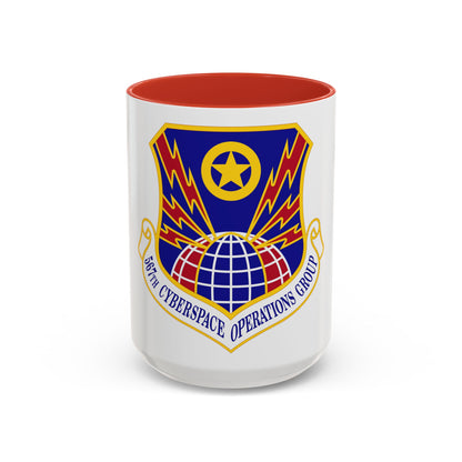 567 Cyberspace Operations Group ACC (U.S. Air Force) Accent Coffee Mug