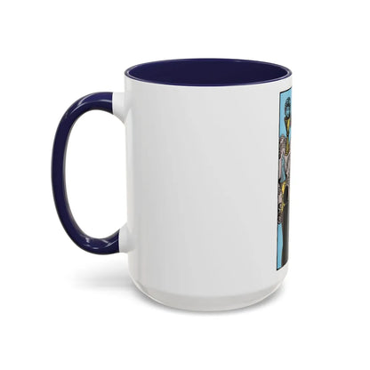 The 7 of Cups (Tarot Card) Accent Coffee Mug-Go Mug Yourself