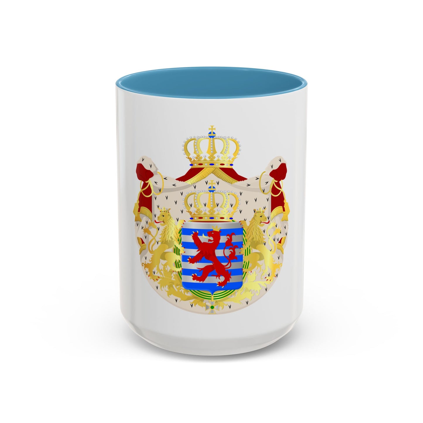 Greater coat of arms of the grand-duchy of Luxembourg - Accent Coffee Mug
