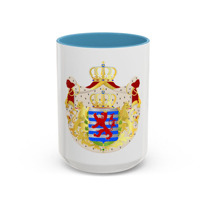 Greater coat of arms of the grand-duchy of Luxembourg - Accent Coffee Mug