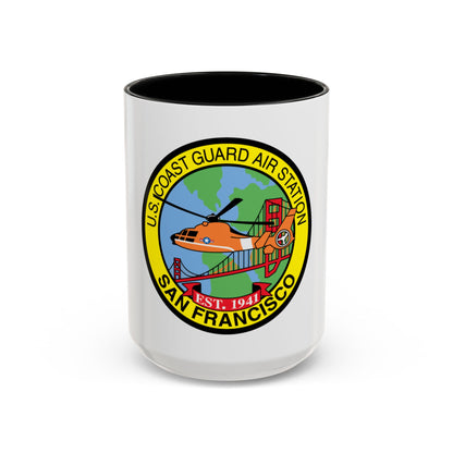 USCG Air Station San Francisco (U.S. Coast Guard) Accent Coffee Mug
