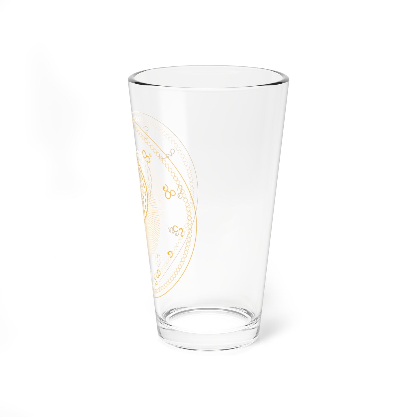 State seal of the Konbaung dynasty (Myanmar) (Coat of Arms) Pint Glass 16oz