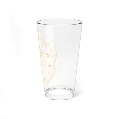 State seal of the Konbaung dynasty (Myanmar) (Coat of Arms) Pint Glass 16oz