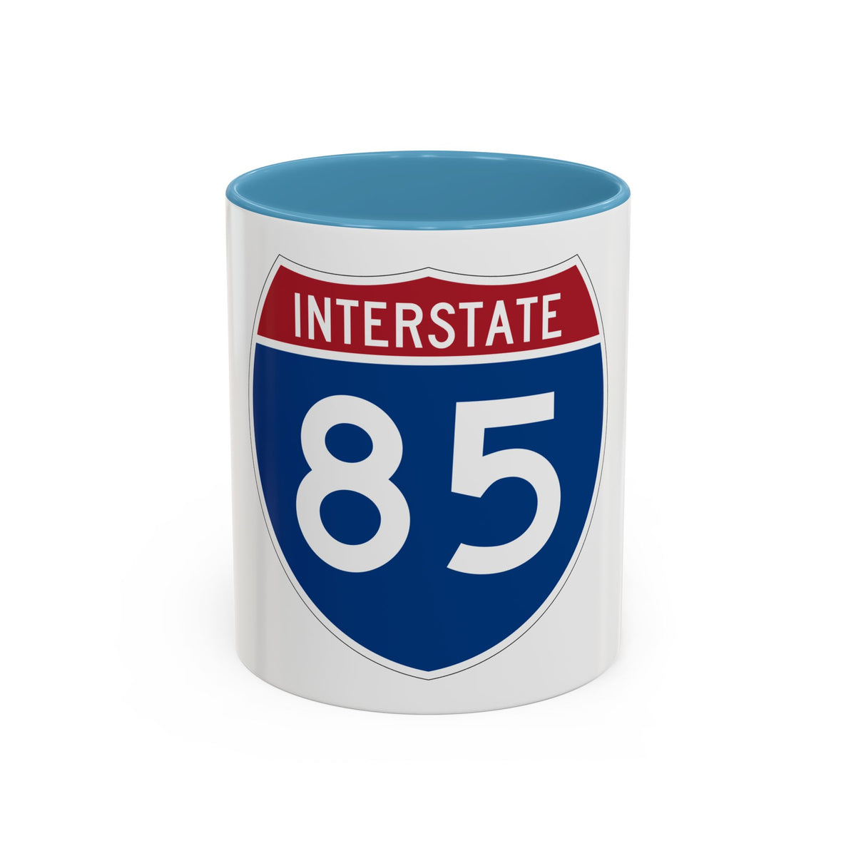 Interstate 85 (U.S. Highways) Accent Coffee Mug