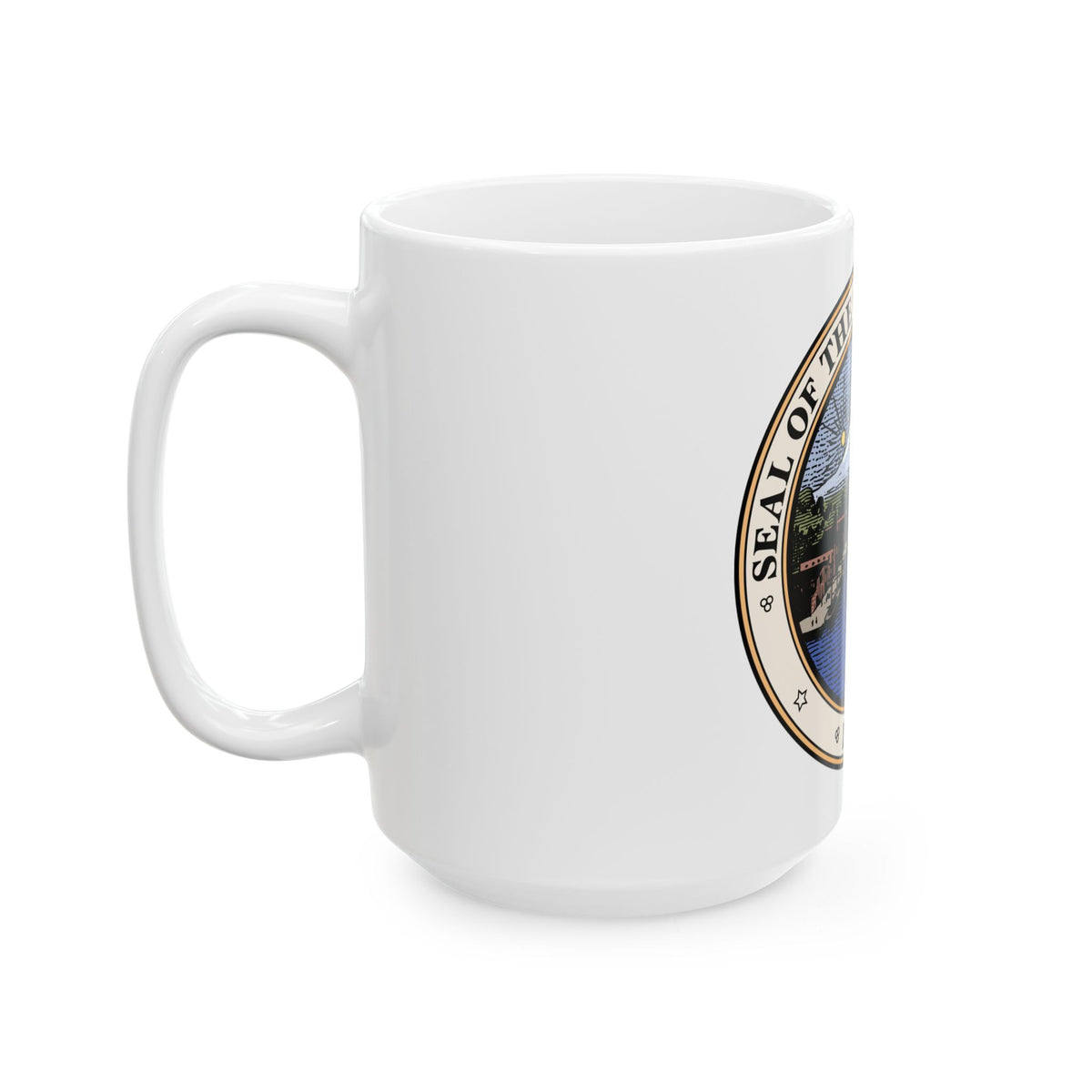 Seal of Tacoma WA - White Coffee Mug