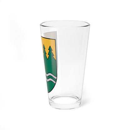 Līgatnes novads COA (Latvia) (Coat of Arms) Pint Glass 16oz