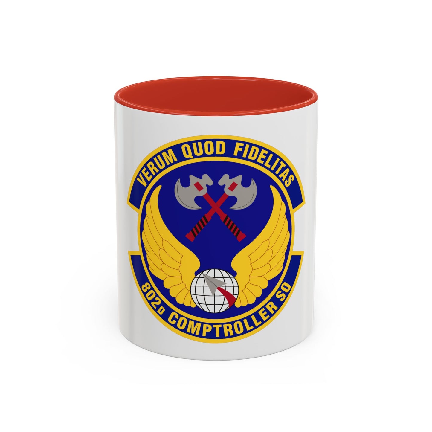 802d Comptroller Squadron (U.S. Air Force) Accent Coffee Mug