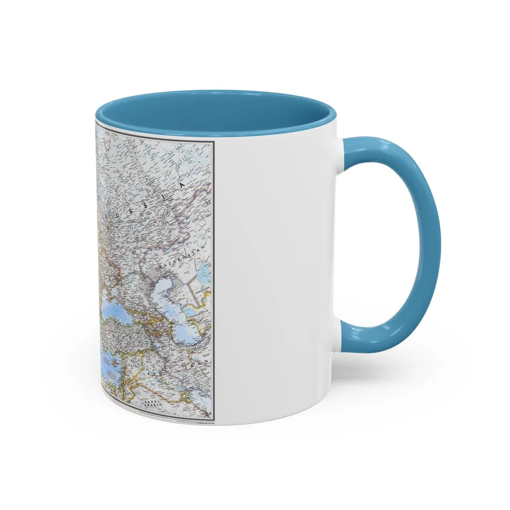 Europe (2004) (Map) Accent Coffee Mug-Go Mug Yourself