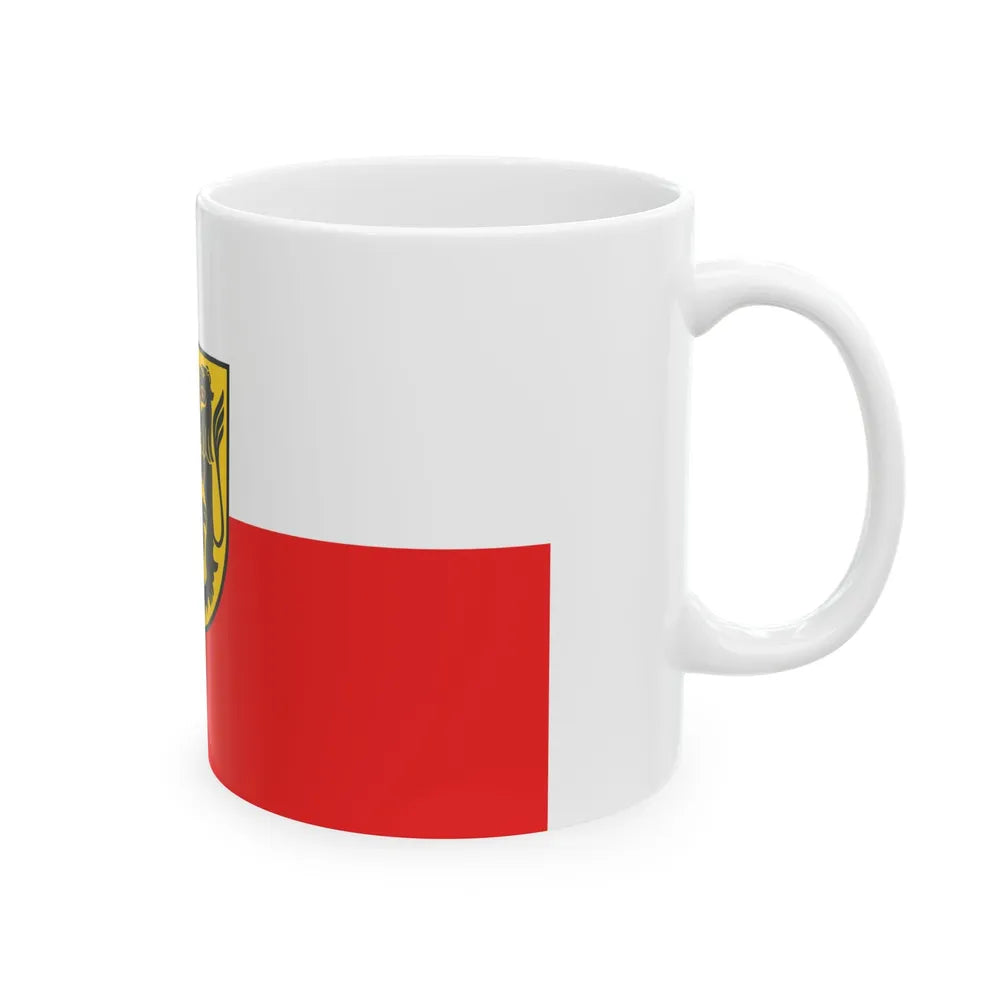 Flag of Weimarer Land Germany - White Coffee Mug-Go Mug Yourself