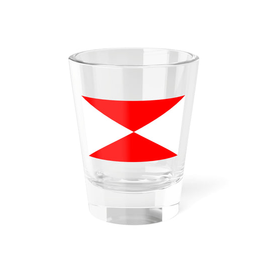 Army Rank Flag of Denmark - Chief of the General Command (Denmark) Shot Glass 1.5oz