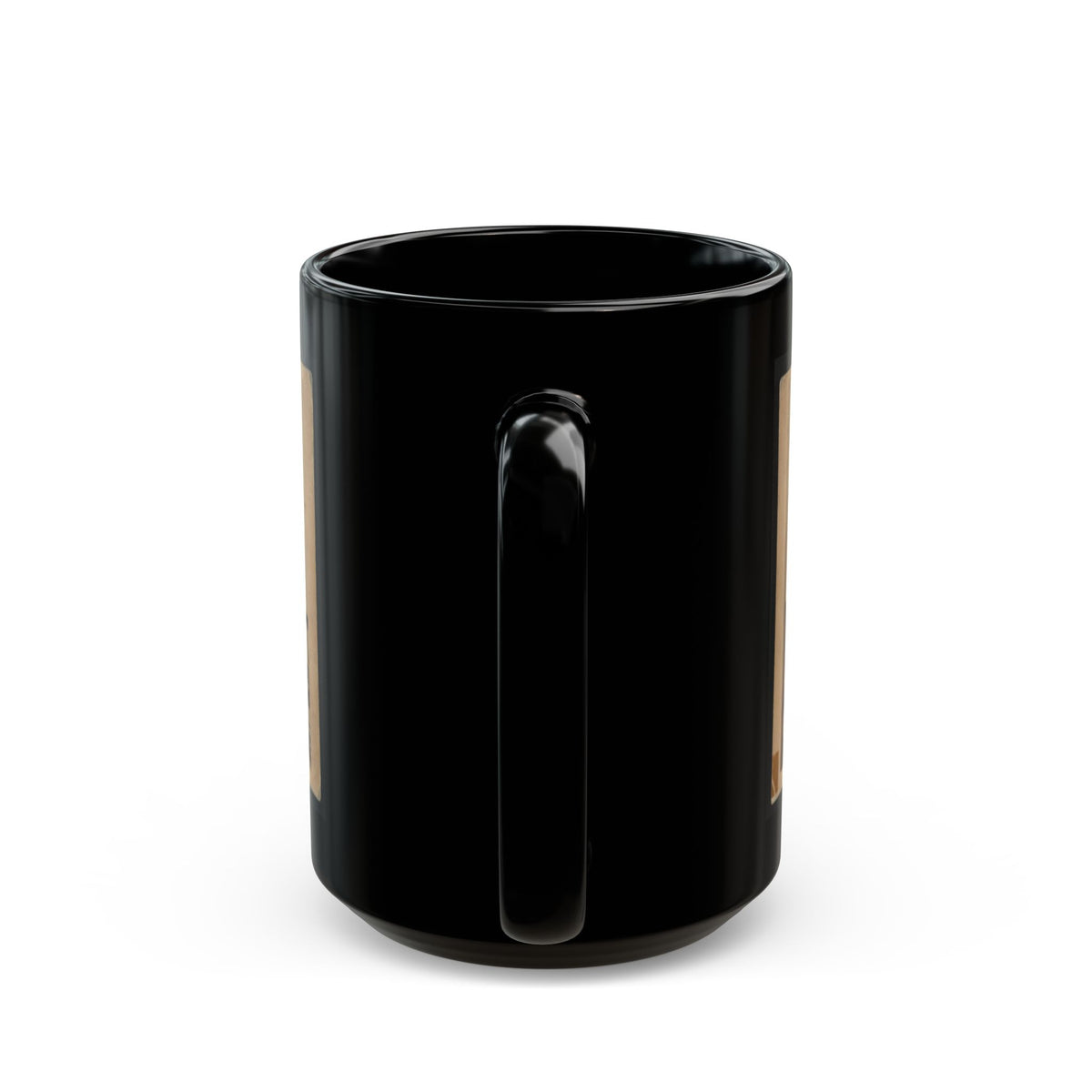 Rear View Of A Cannon With A Soldier Sitting Adjacent To It Facing Forward (U.S. Civil War) Black Coffee Mug