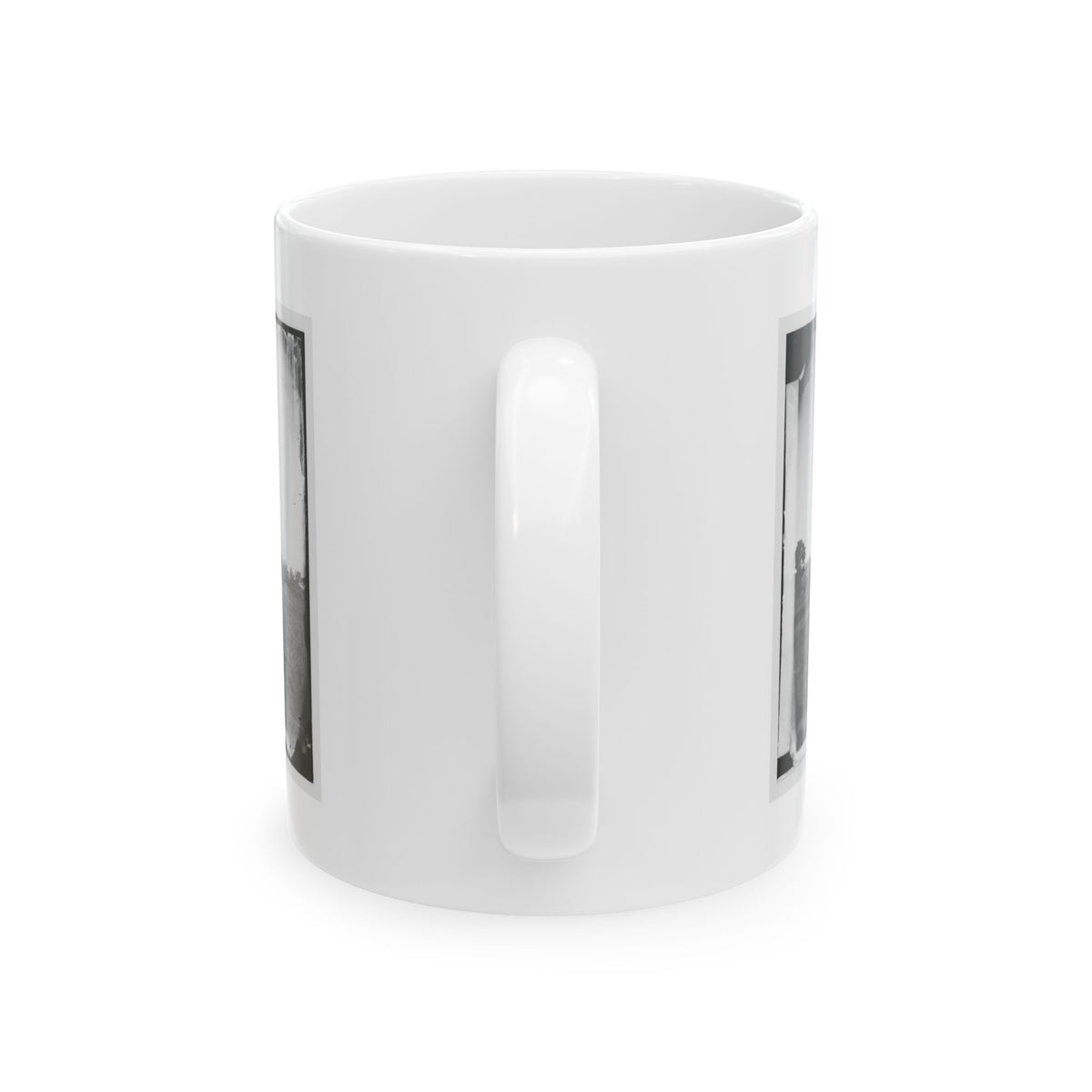 Cedar Mountain, Va. View Of Battlefield With The Mountain In The Distance (U.S. Civil War) White Coffee Mug