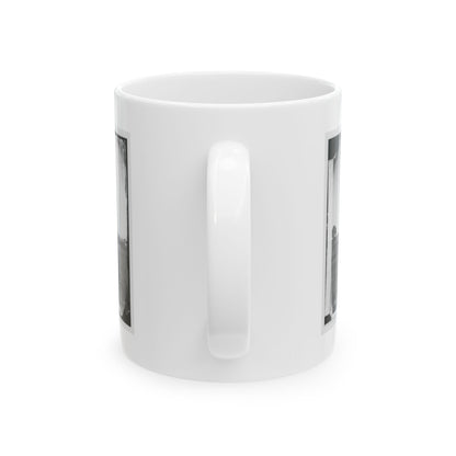 Cedar Mountain, Va. View Of Battlefield With The Mountain In The Distance (U.S. Civil War) White Coffee Mug