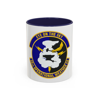 28th Operational Weather Squadron (U.S. Air Force) Accent Coffee Mug