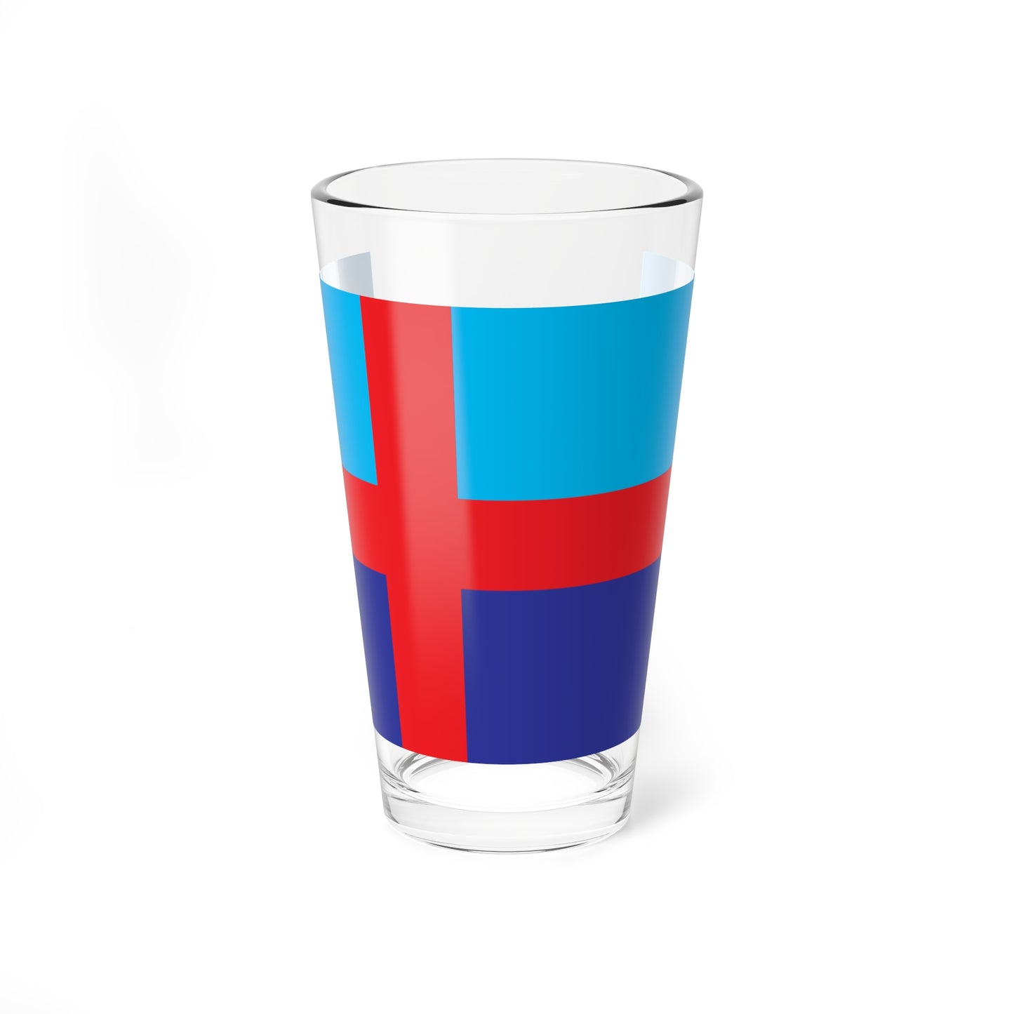 Flag of Bohuslan (Sweden) Pint Glass 16oz