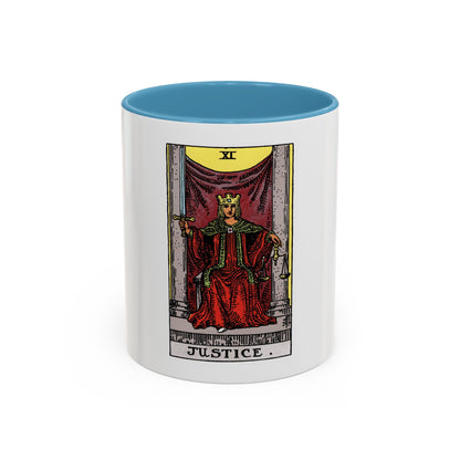 Justice (Tarot Card) Accent Coffee Mug