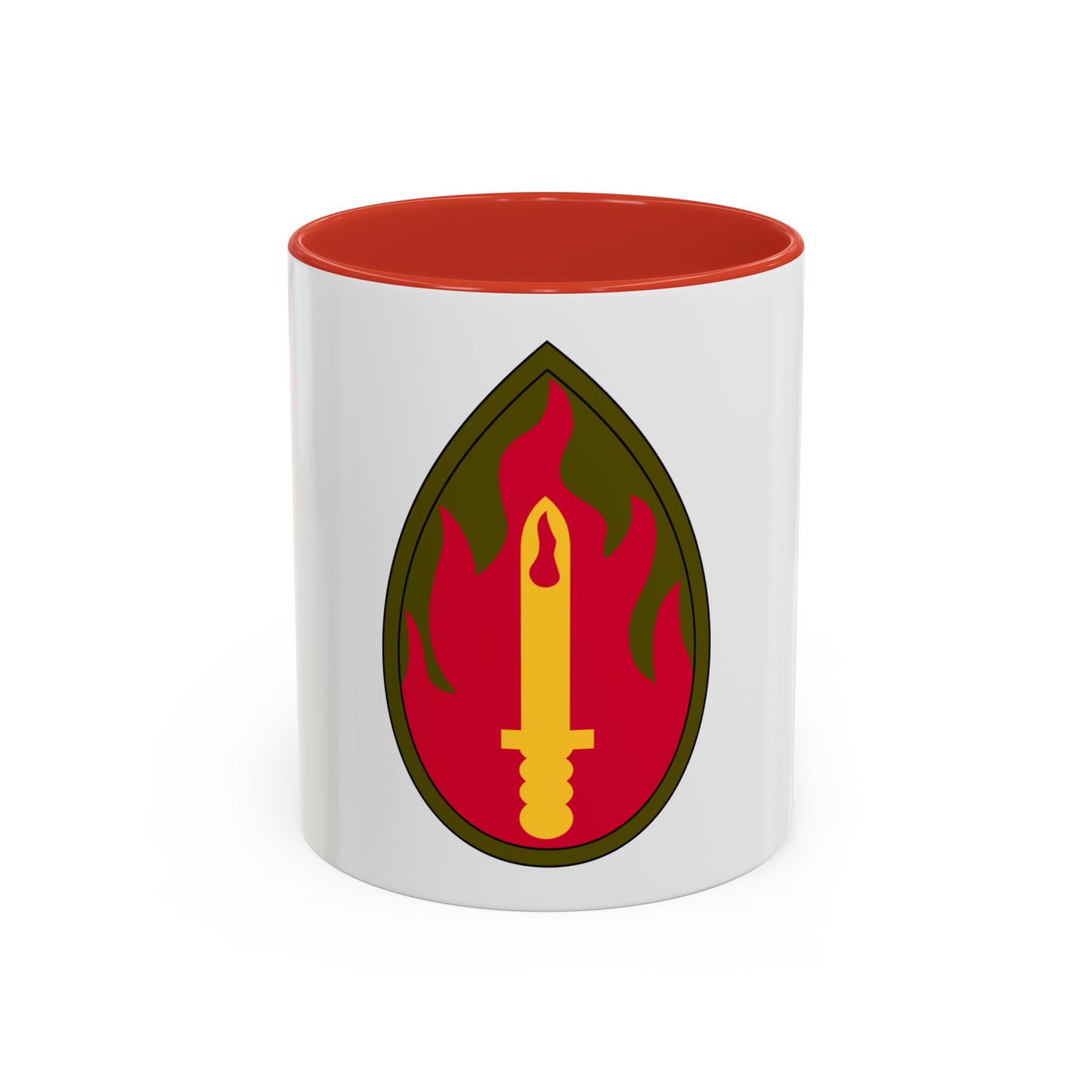 63rd Infantry Division SSI (U.S. Army) Accent Coffee Mug