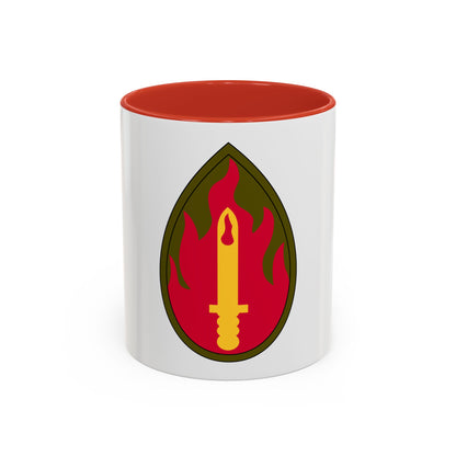 63rd Infantry Division SSI (U.S. Army) Accent Coffee Mug