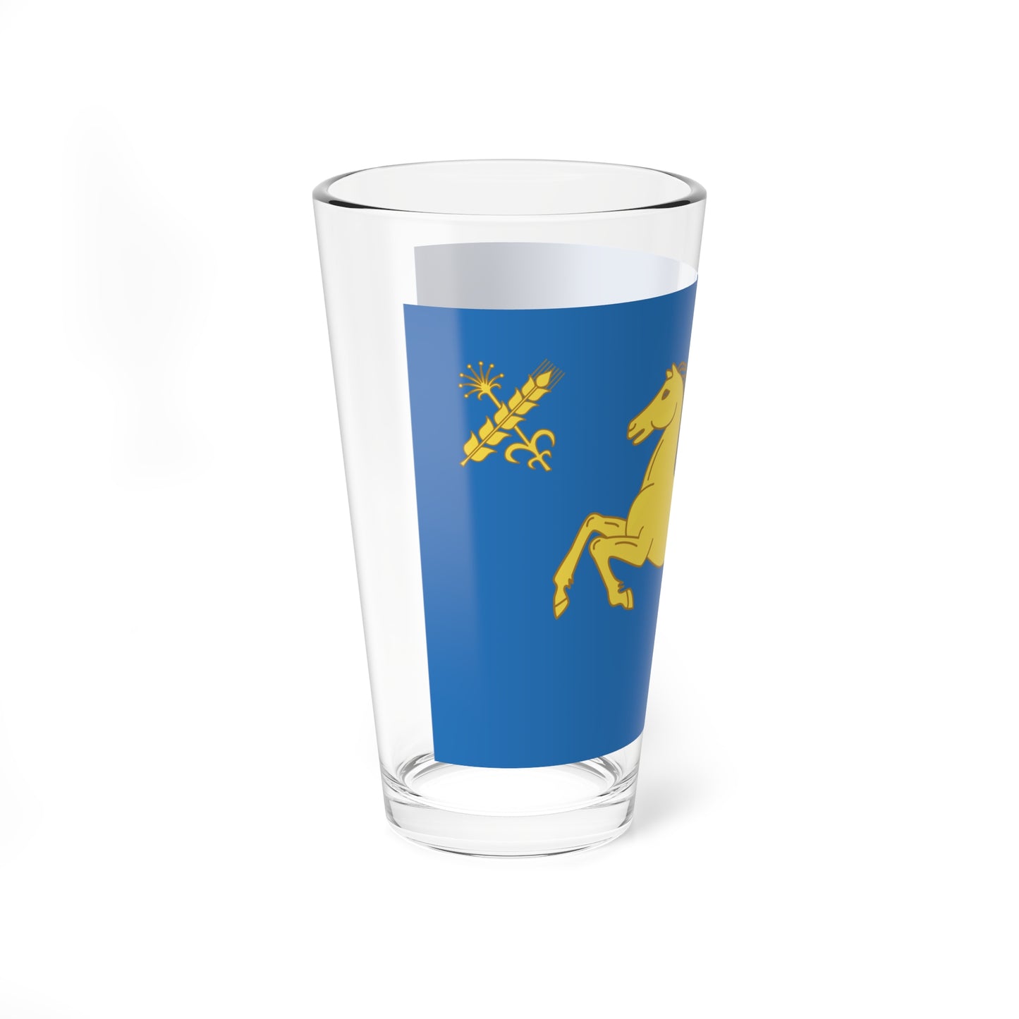 Flag of Duvansky rayon (Russia) Pint Glass 16oz