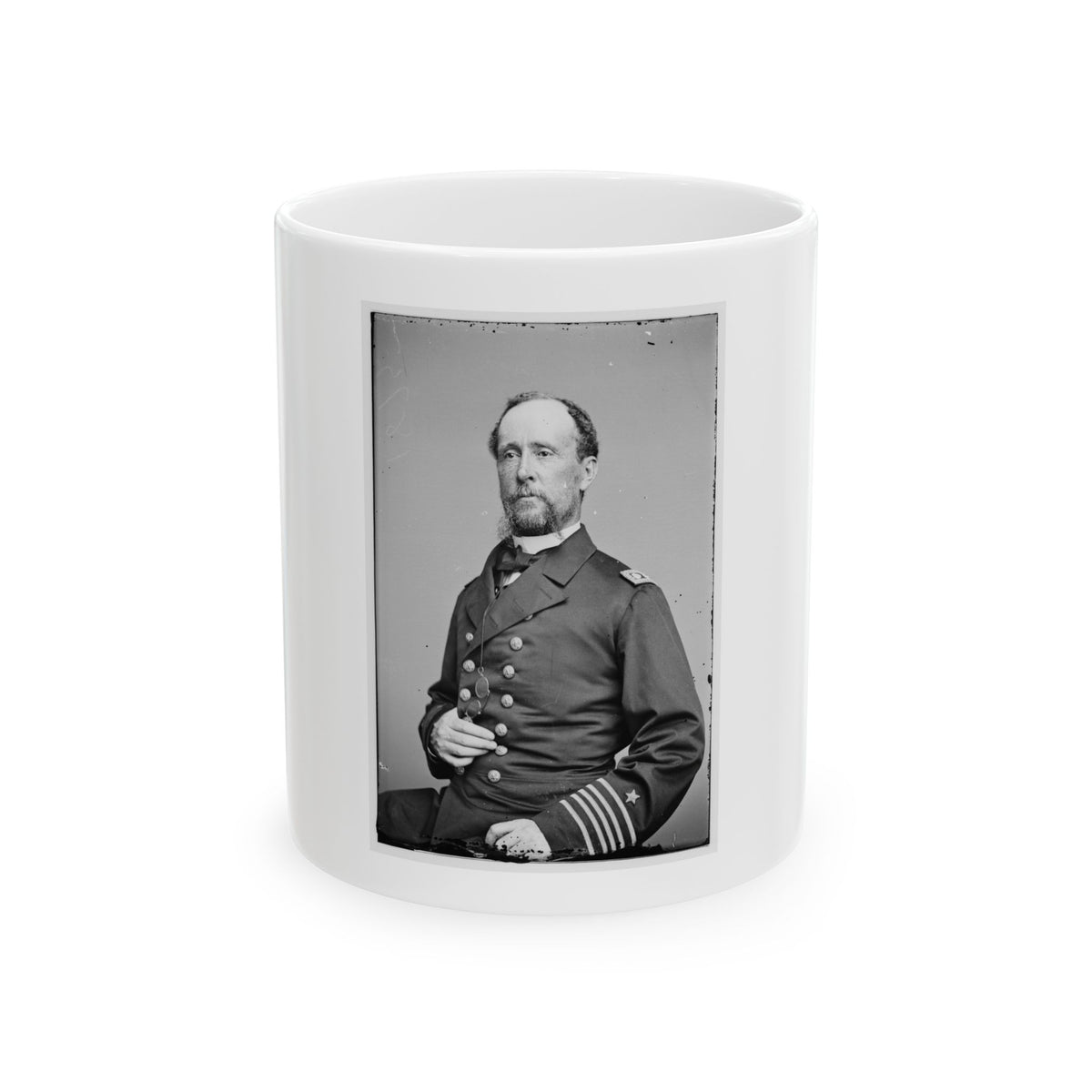Adm. Rodgers 001 (U.S. Civil War) White Coffee Mug