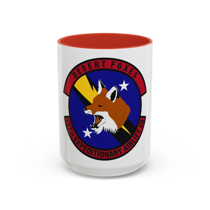 737th Expeditionary Airlift Squadron (U.S. Air Force) Accent Coffee Mug