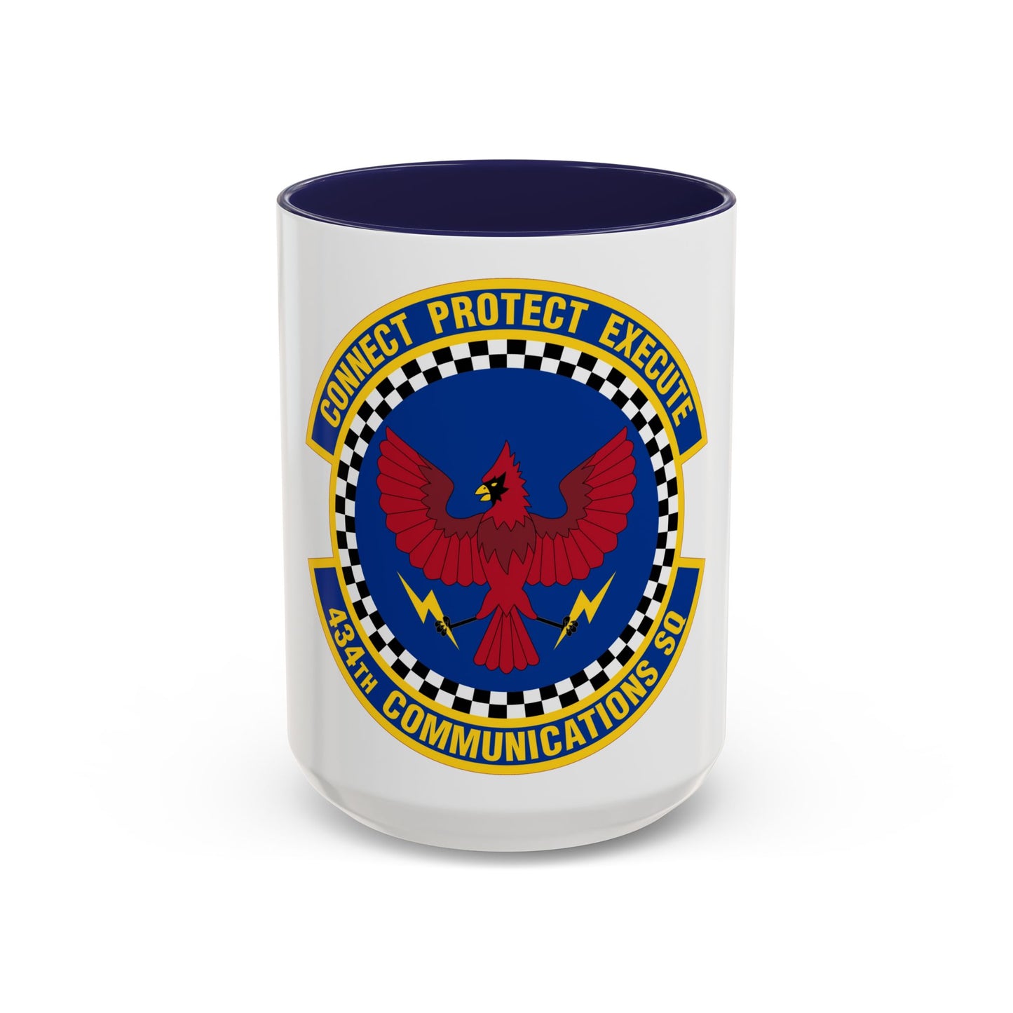 434 Communications Squadron AFRC (U.S. Air Force) Accent Coffee Mug