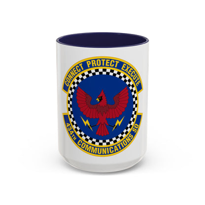 434 Communications Squadron AFRC (U.S. Air Force) Accent Coffee Mug