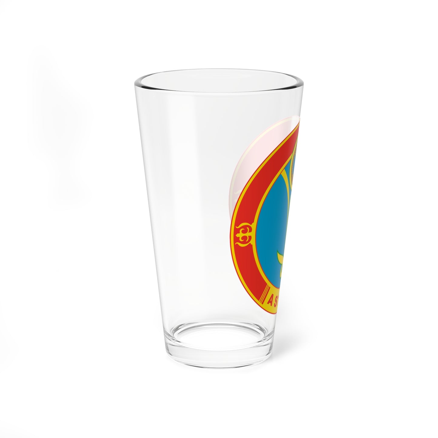 Emblem of Astana latin (Kazakhstan) (Coat of Arms) Pint Glass 16oz