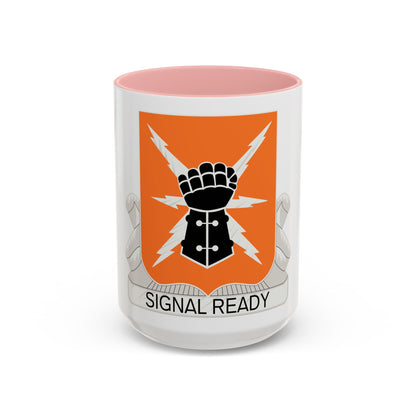 38th Signal Battalion (U.S. Army) Accent Coffee Mug