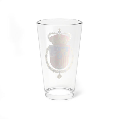 Escudo de Leonor Princesa de Asturias (Spain) (Coat of Arms) Pint Glass 16oz