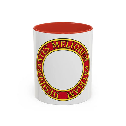 Order of Canada Circlet - Accent Coffee Mug-11oz-Red-Go Mug Yourself