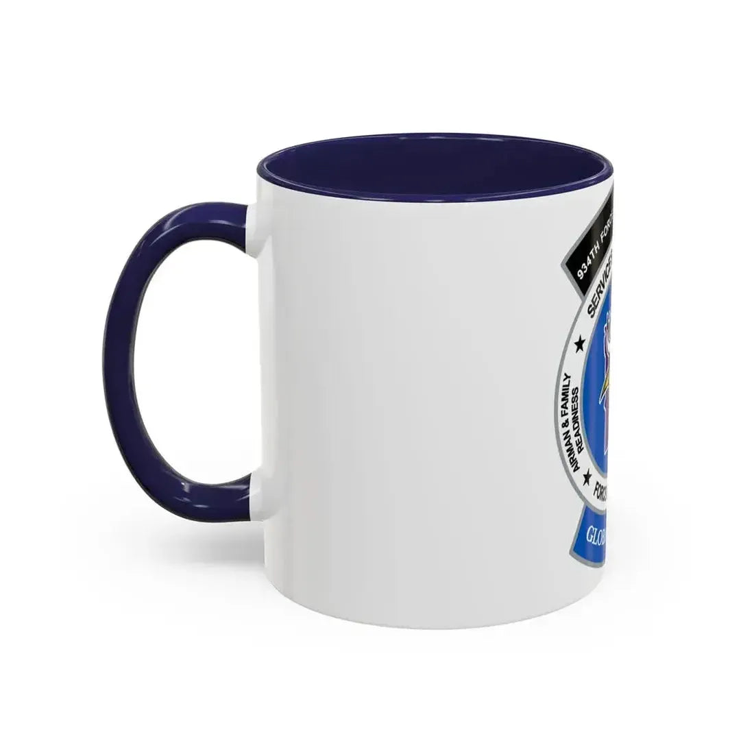 934th Force Support Sq. GLOBAL VIKINGS (U.S. Air Force) Accent Coffee Mug - Go Mug Yourself
