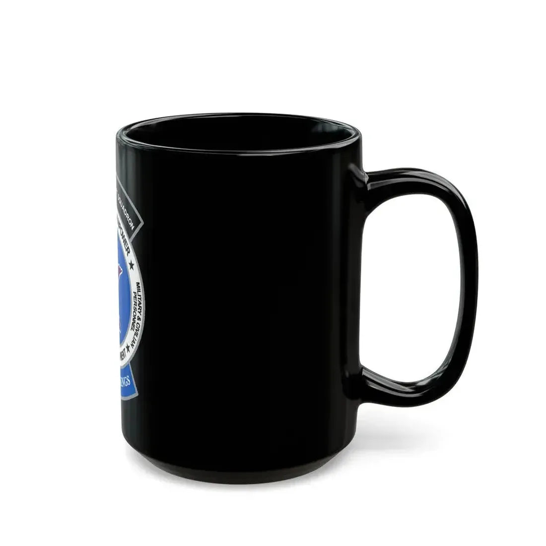 934th Force Support Sq. GLOBAL VIKINGS (U.S. Air Force) Black Coffee Mug - Go Mug Yourself