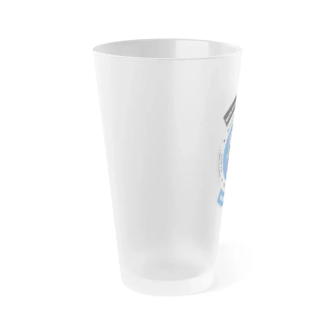 934th Force Support Sq. GLOBAL VIKINGS (U.S. Air Force) Frosted Pint Glass 16oz - Go Mug Yourself