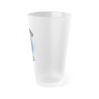 934th Force Support Sq. GLOBAL VIKINGS (U.S. Air Force) Frosted Pint Glass 16oz - Go Mug Yourself