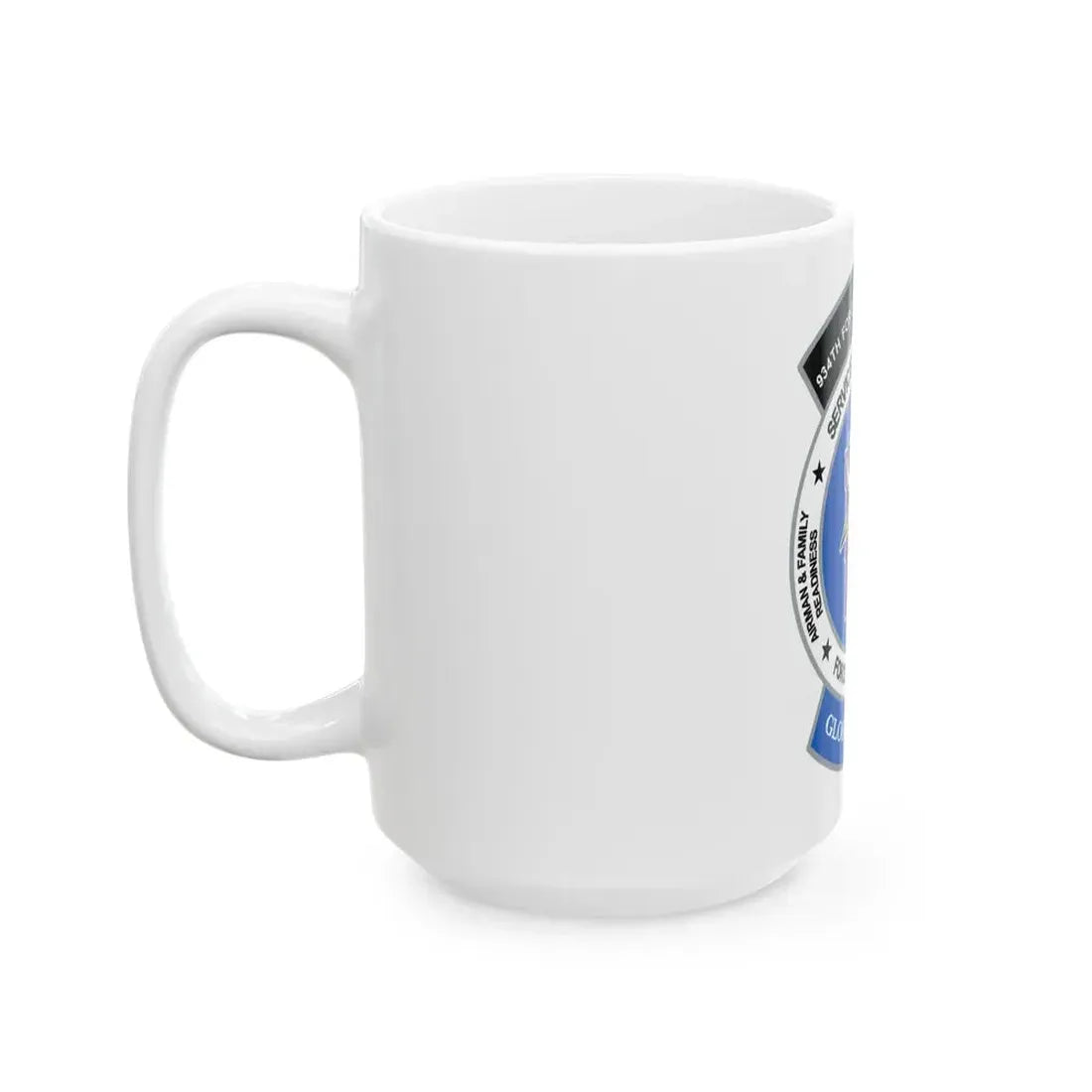 934th Force Support Sq. GLOBAL VIKINGS (U.S. Air Force) White Coffee Mug - Go Mug Yourself