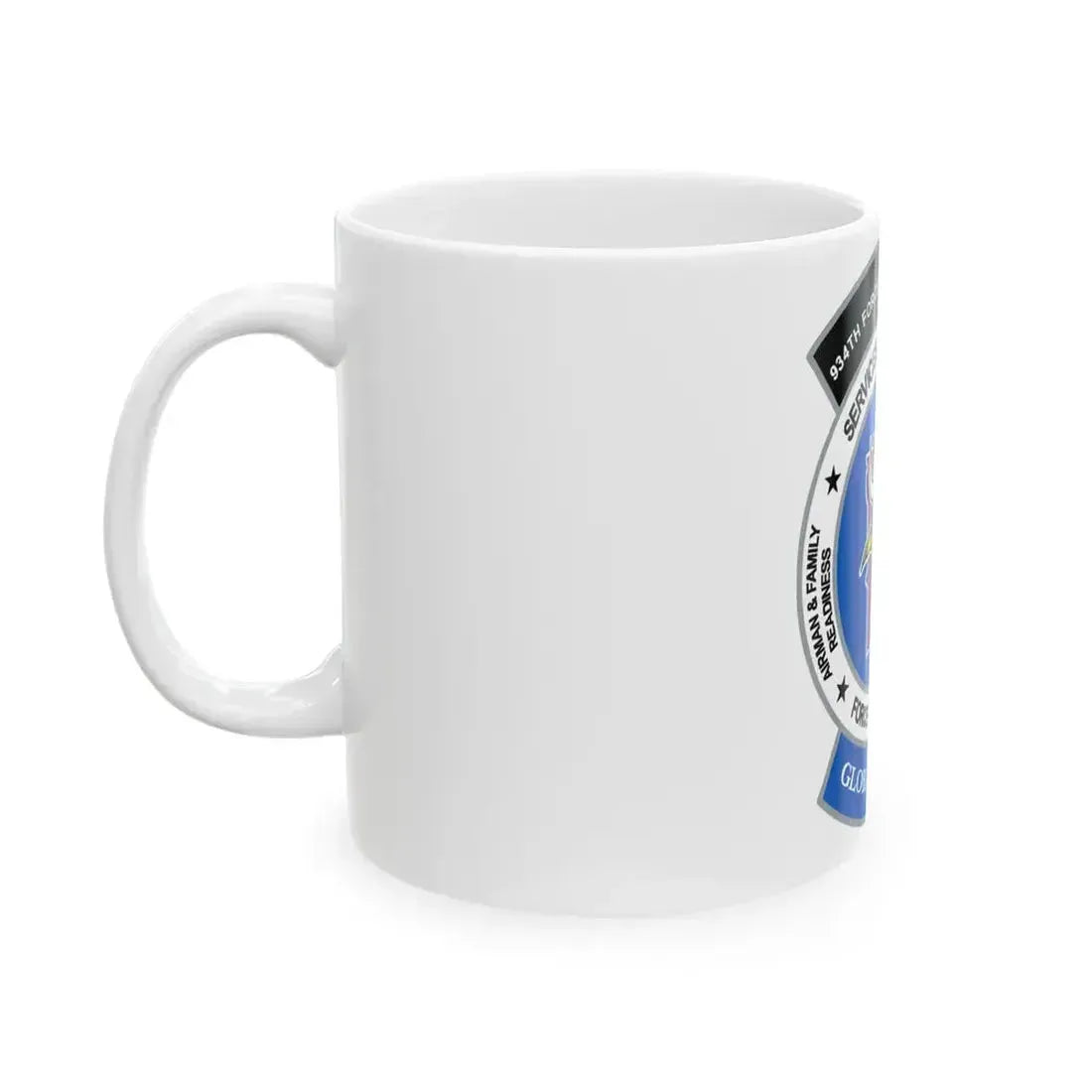 934th Force Support Sq. GLOBAL VIKINGS (U.S. Air Force) White Coffee Mug - Go Mug Yourself