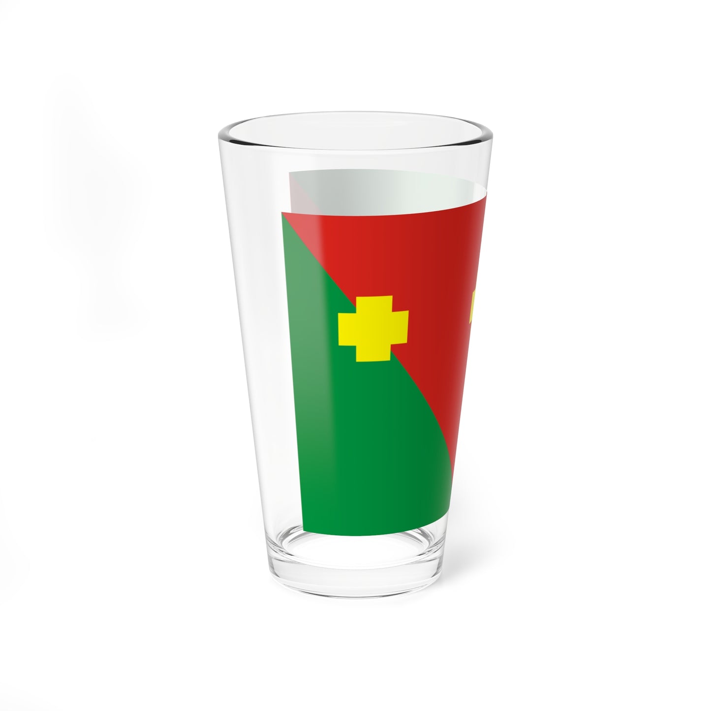 Flag of Troitcky rayon Chelyabinsk oblast 2003 (Russia) Pint Glass 16oz