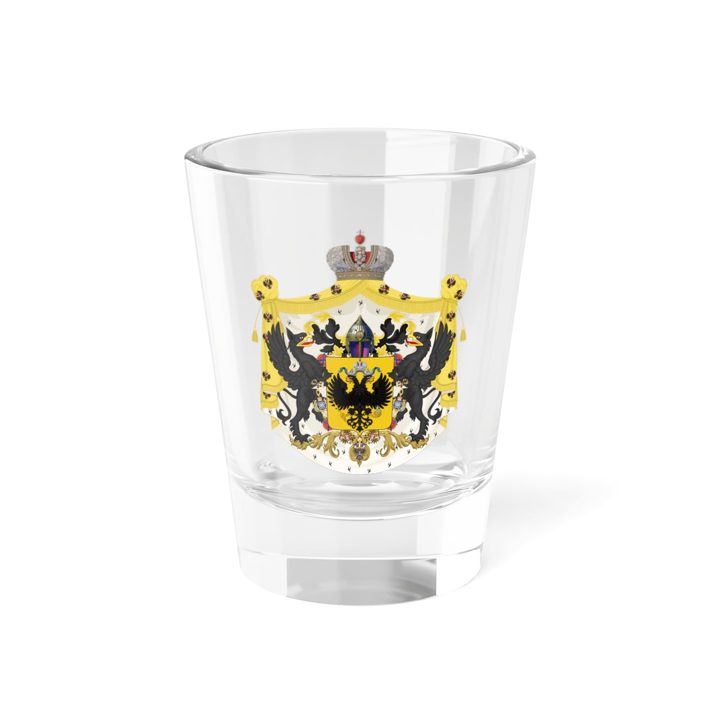 Greater CoA of the princes of Russia 5th generation (Russia) (Coat of Arms) Shot Glass 1.5oz