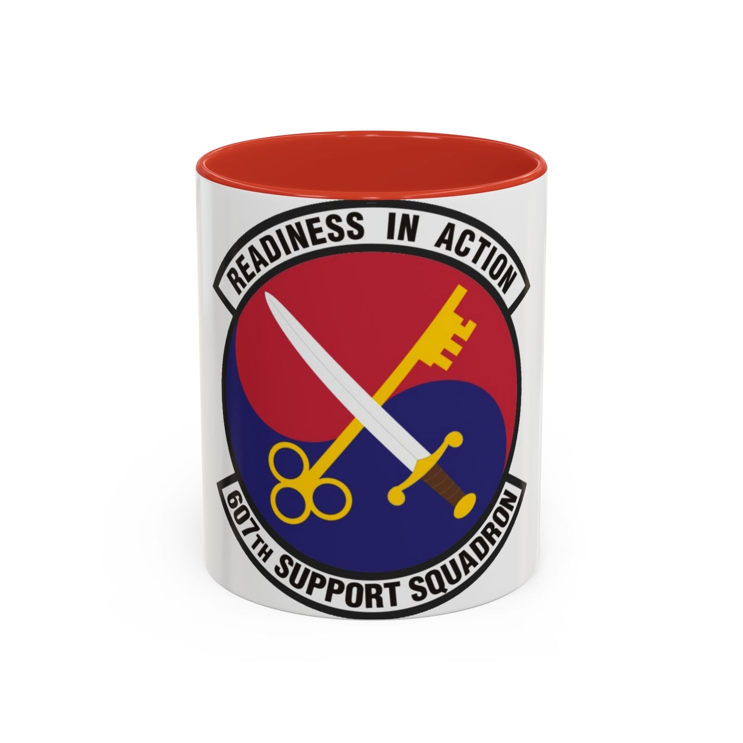 607th Support Squadron (U.S. Air Force) Accent Coffee Mug