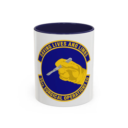 35th Surgical Operations Squadron (U.S. Air Force) Accent Coffee Mug