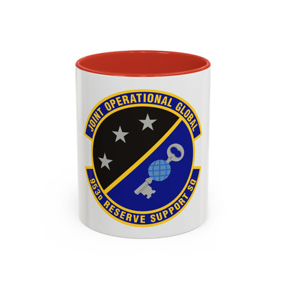 953d Reserve Support Squadron (U.S. Air Force) Accent Coffee Mug