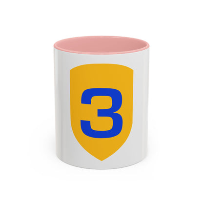 US 3rd Cavalry Division (U.S. Army) Accent Coffee Mug