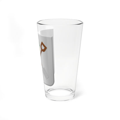 Moerbeke wapen (Belgium) (Coat of Arms) Pint Glass 16oz