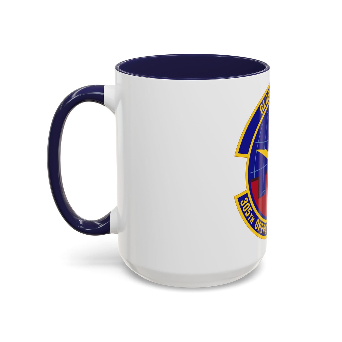 305 Operations Support Squadron AMC (U.S. Air Force) Accent Coffee Mug