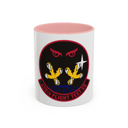 420 Flight Test Squdron AFMC (U.S. Air Force) Accent Coffee Mug