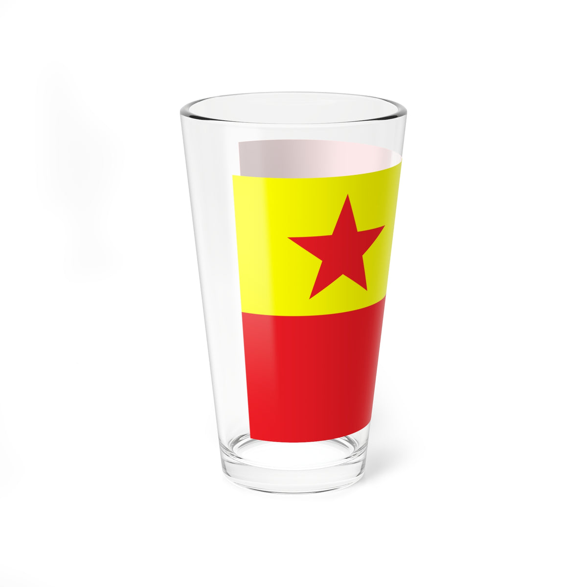 Proposed PRC national flags 043 (China) Pint Glass 16oz